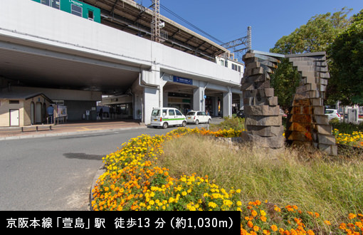 京阪本線「萱島」駅  徒歩13分（約1,030m）