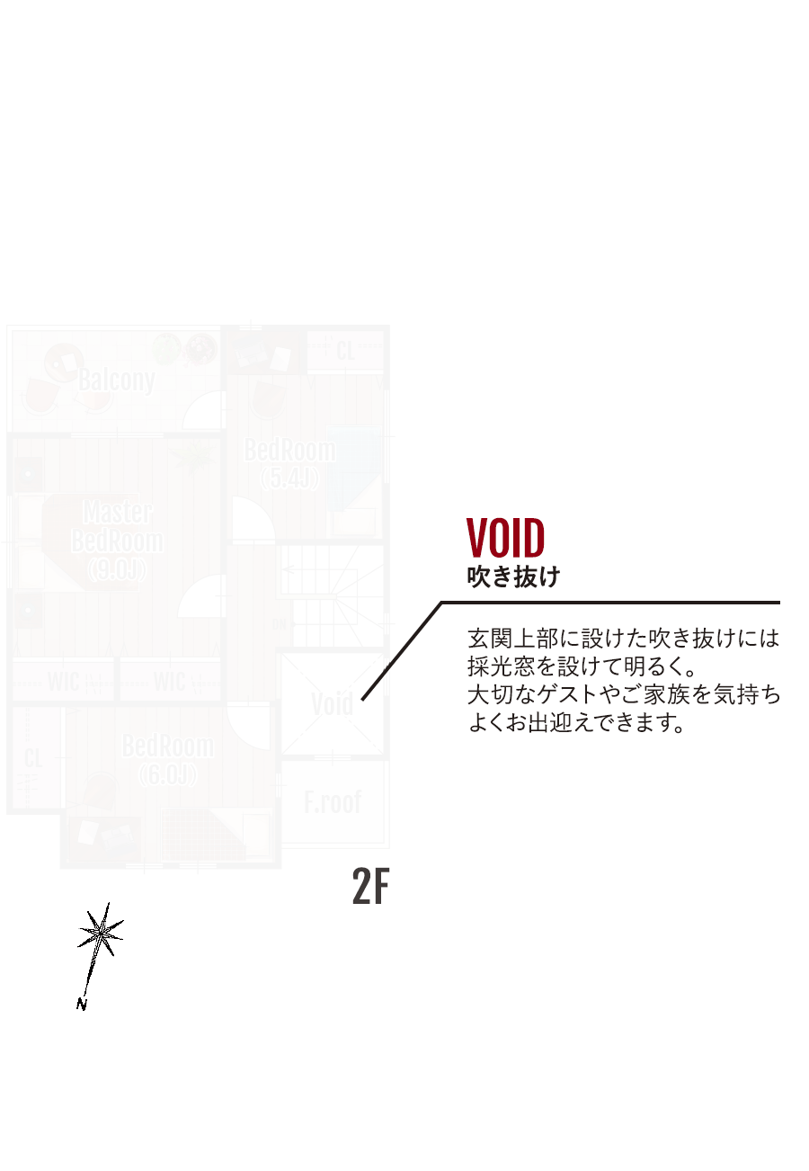 4号地 新築一戸建て 2F間取り図